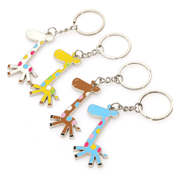 创意动物字母金属钥匙扣活动小礼品