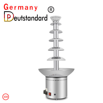 NP-309 6层不锈钢巧克力喷泉机商用朱古力喷淋塔瀑布机